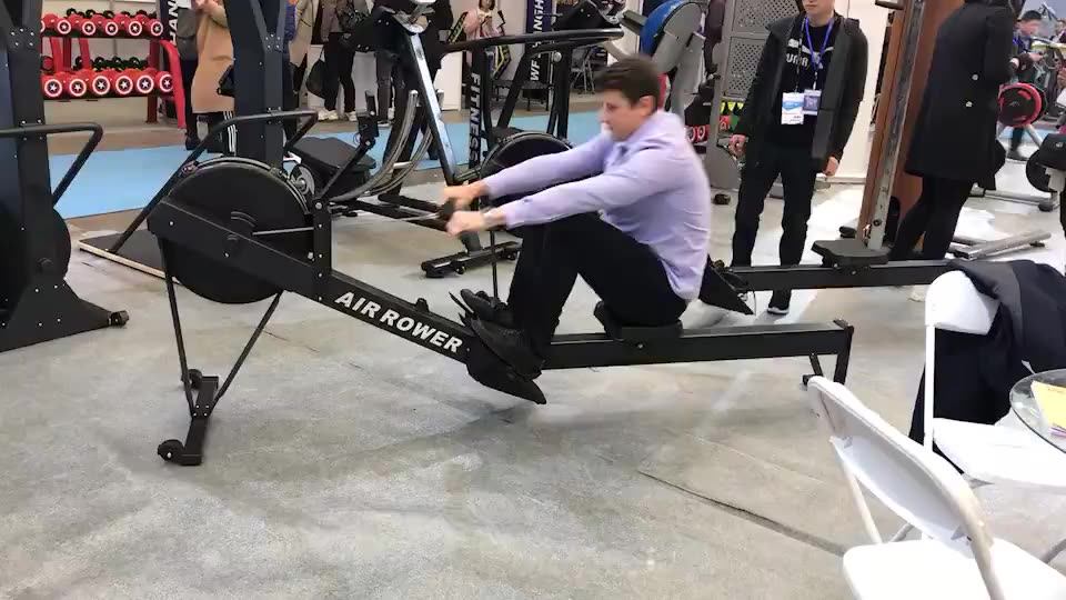 Air Resistance Rower Commercial Gym Fitness Equipment Air Rowers MND-CC08  Air Rowing Machine