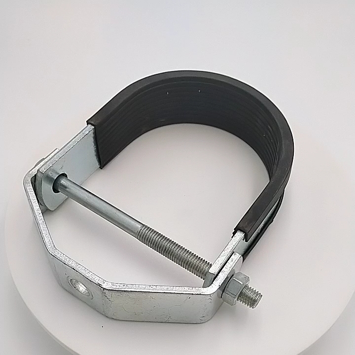 Clevis Hanger Pipe Clamp Rubber Pipe Hanger Carbon Steel Galvanized