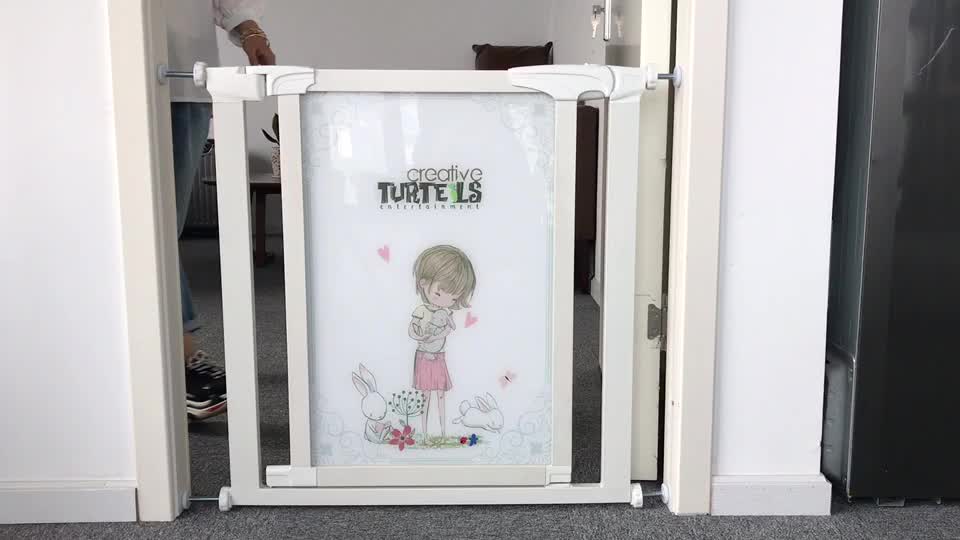 Extra Wide Walk Thru Dog Safety Door Pet Baby Gate Buy Walk Thru
