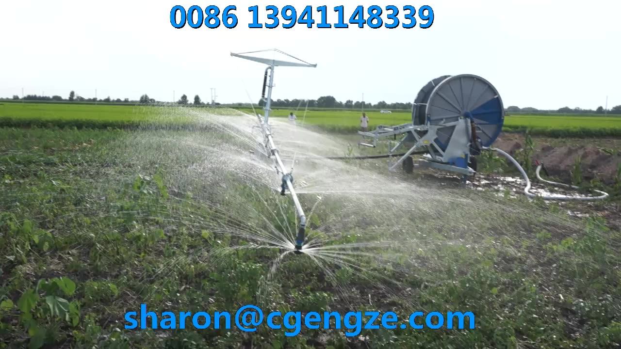 New Type Agriculture Traveling Rain Gun Hose Reel Irrigation System For