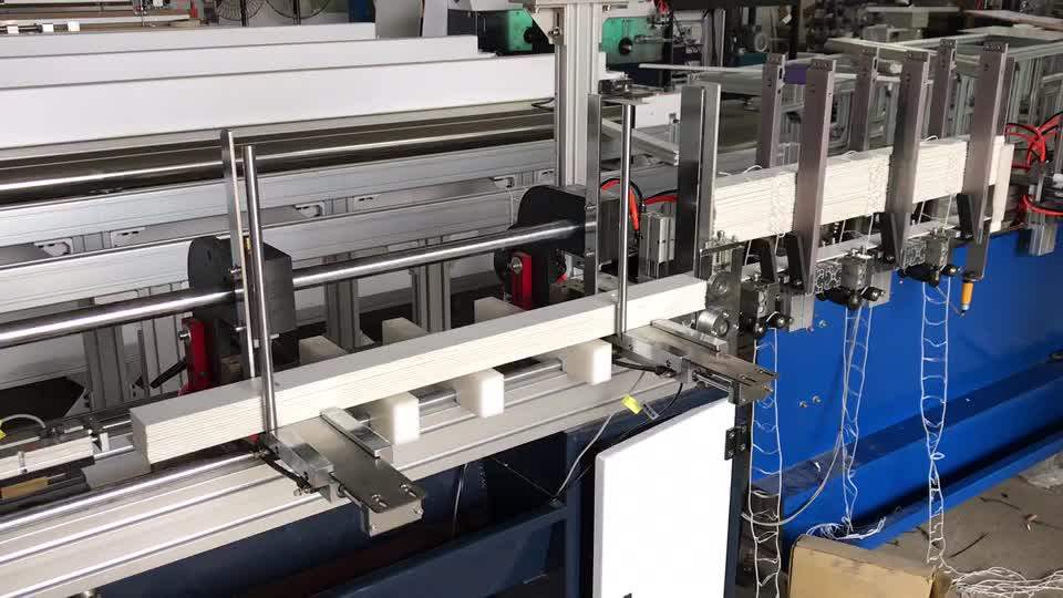 Fully Automatic Wooden Blinds Slat Punching Threading Machine