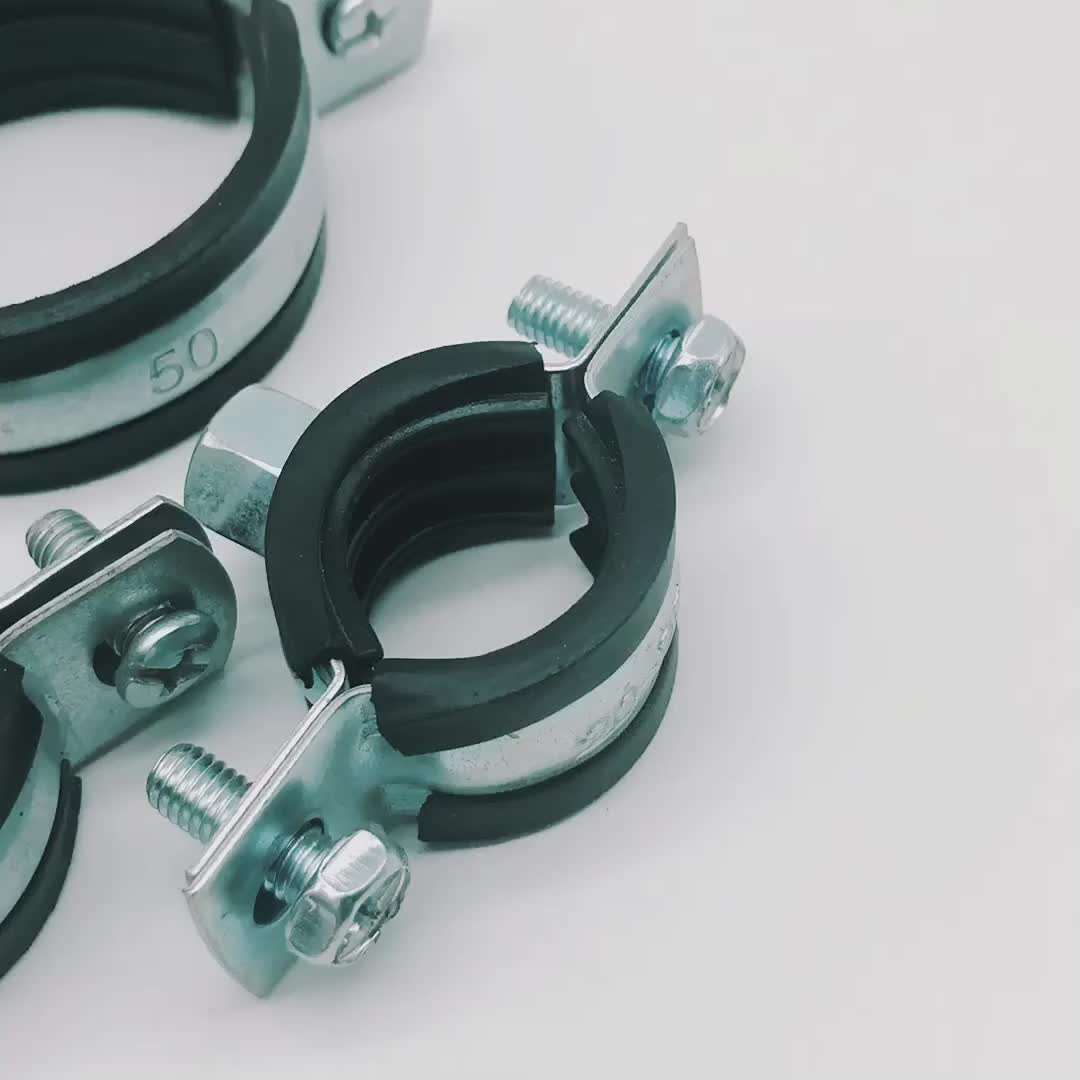 Stainless Steel Rubber Lined Single Pipe Clamps Buy Pipe Clamp,Rubber