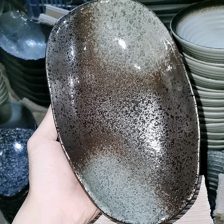 Japanese Ceramic Plate Black Buy Creative Salad Tray,Japanese Snack