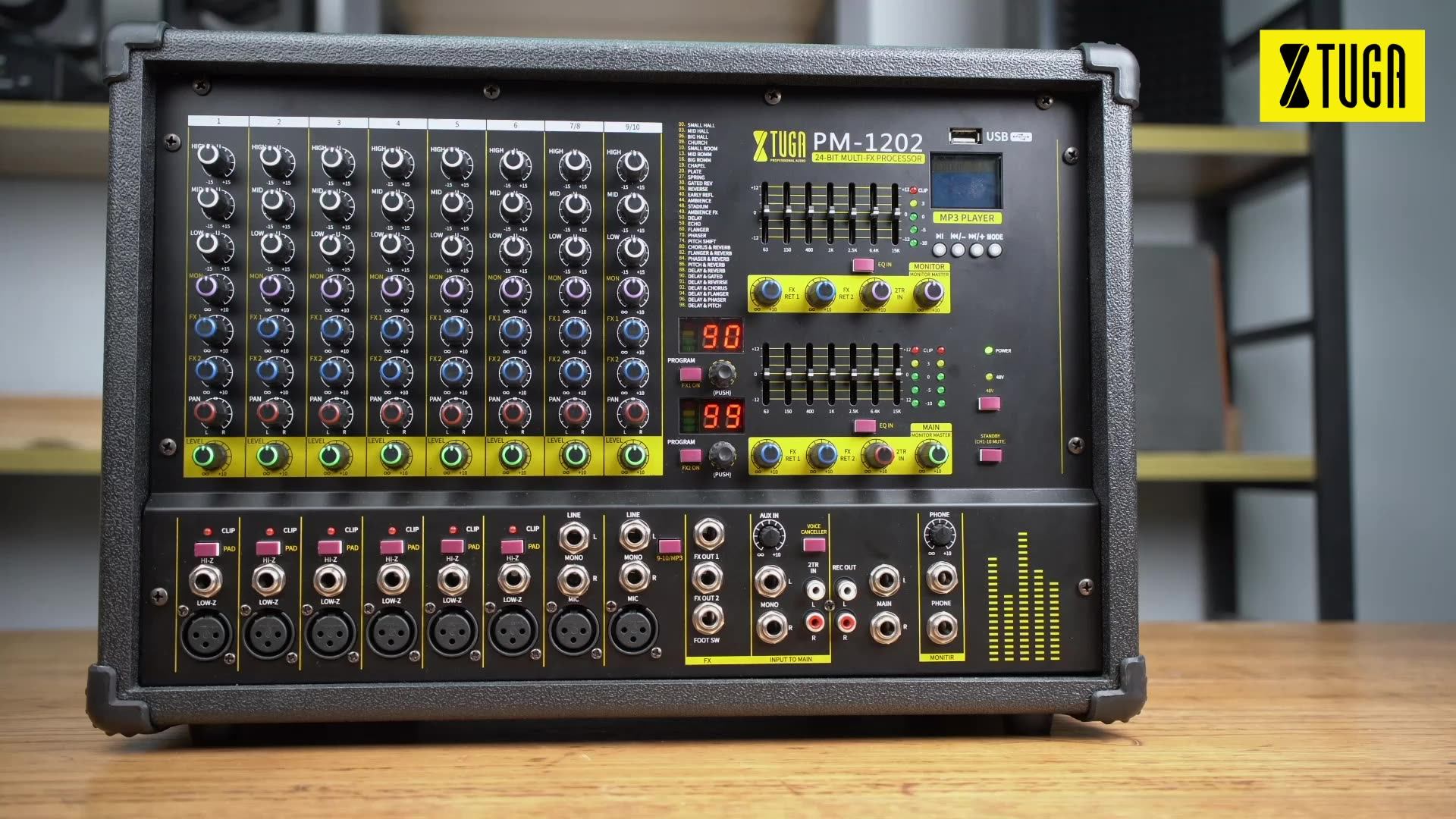 Xtuga Pm1202 5 Star Karaoke Equalizer Sound System Live 12 Channel