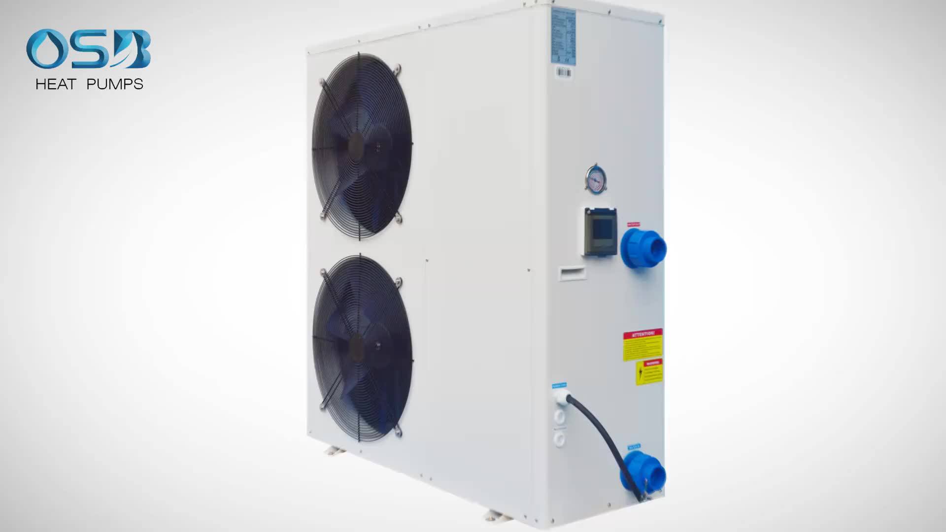 Heat Pump Water Cycle Outlet 60deg.c 19kw Domestic Heat Pump Water