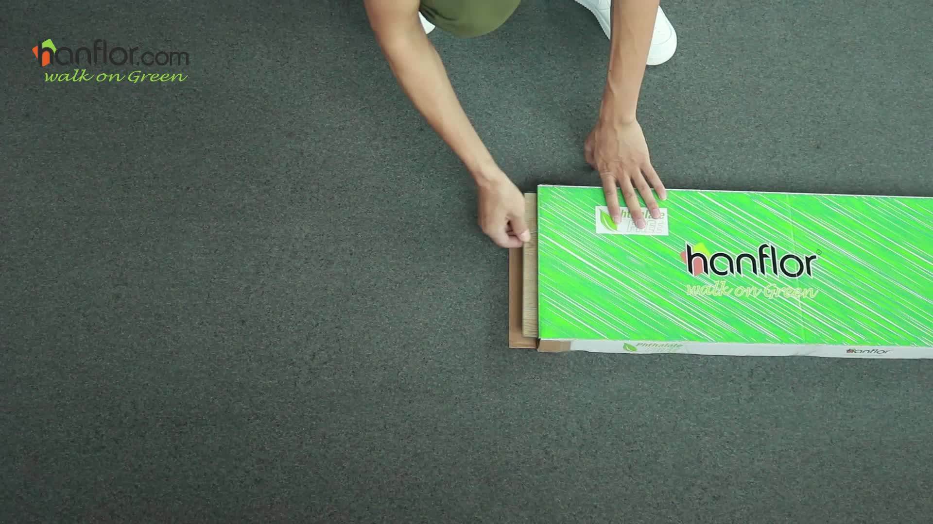 Waterproof Soundproof Commercial Luxury Click Vinyl Plank Flooring