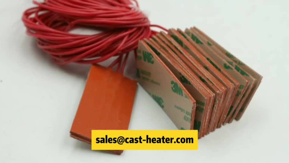 Customize Silicone Heating Pad/mat/heater 12v 24v 26v 48v 110v 120v