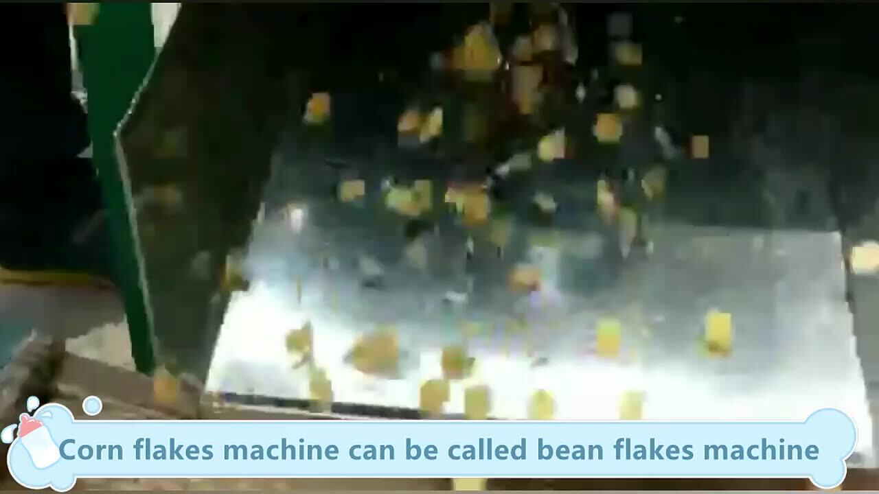 Hot Sale Automatic Flattened Rice Grains Oat Flattening Flatten Machine ...