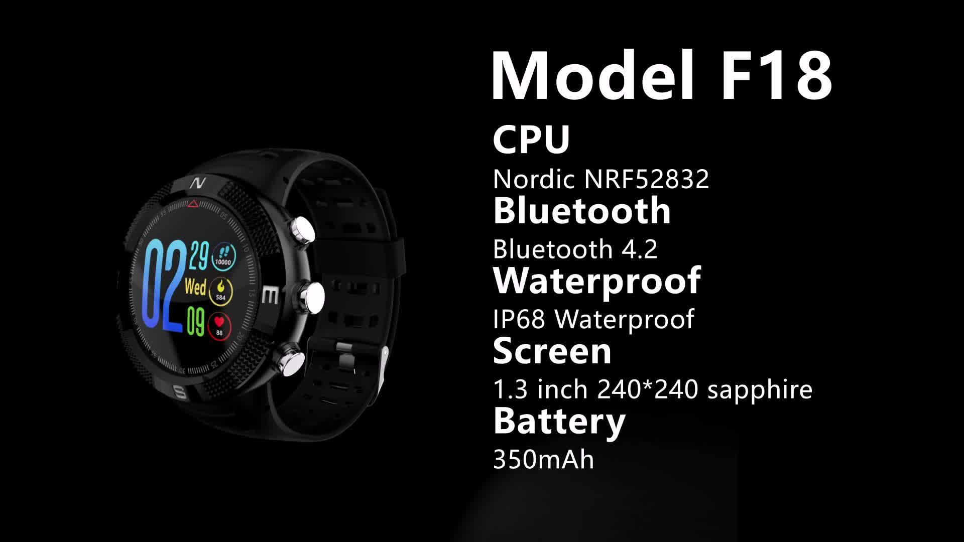 smartwatch f18