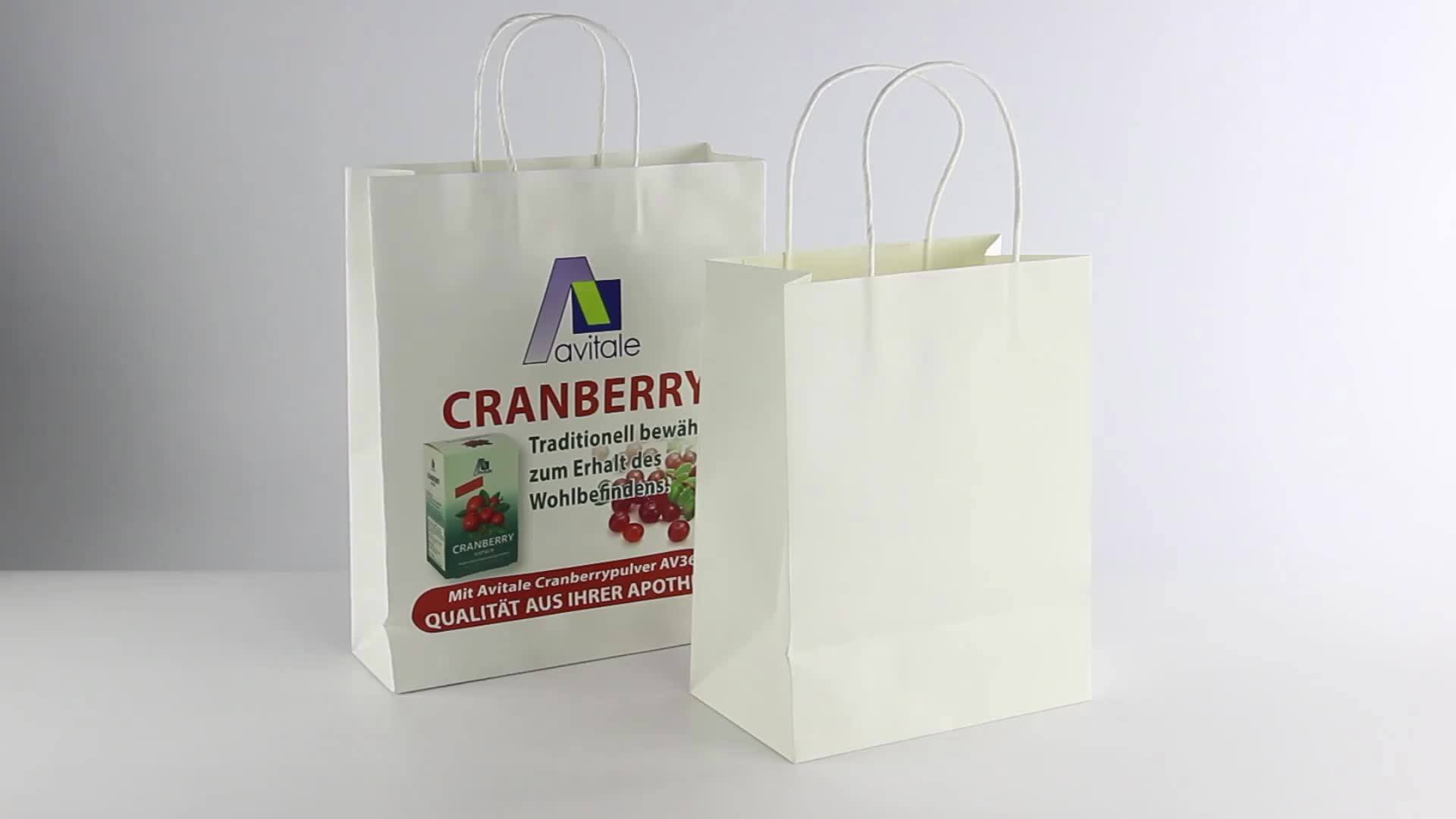 Custom China Manufacturers Fsc Certified Recycled Shopping Colored