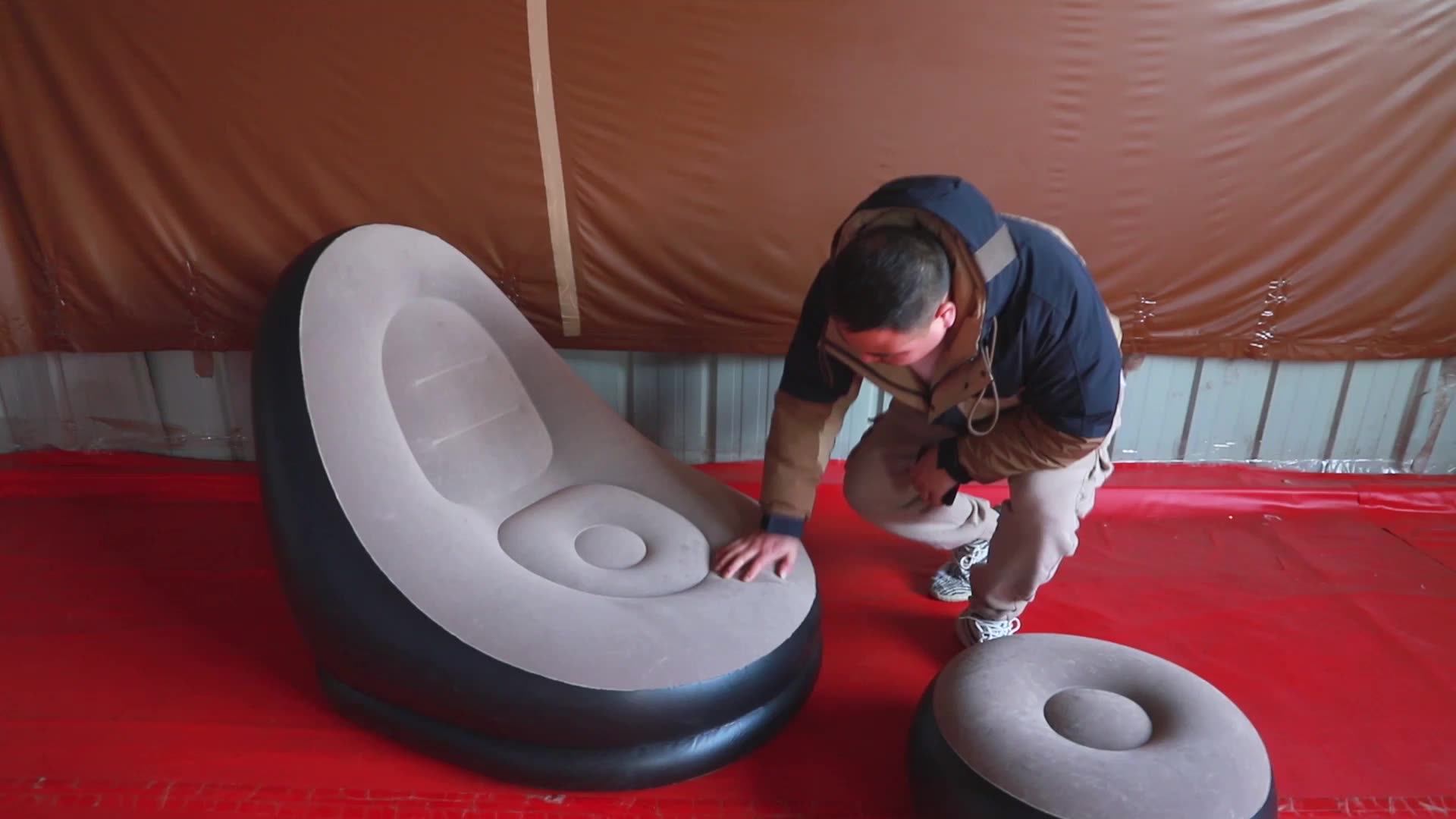 Modern Recliner Inflatable Lazy Sofa Chair,Beanbag Lounge Chair