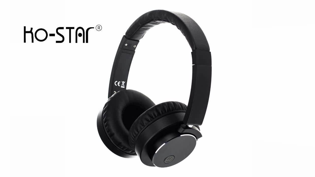 Classical Style Wholesale V5.0 Rohs Bluetooth Wireless Headphones With Rechargeable Battery