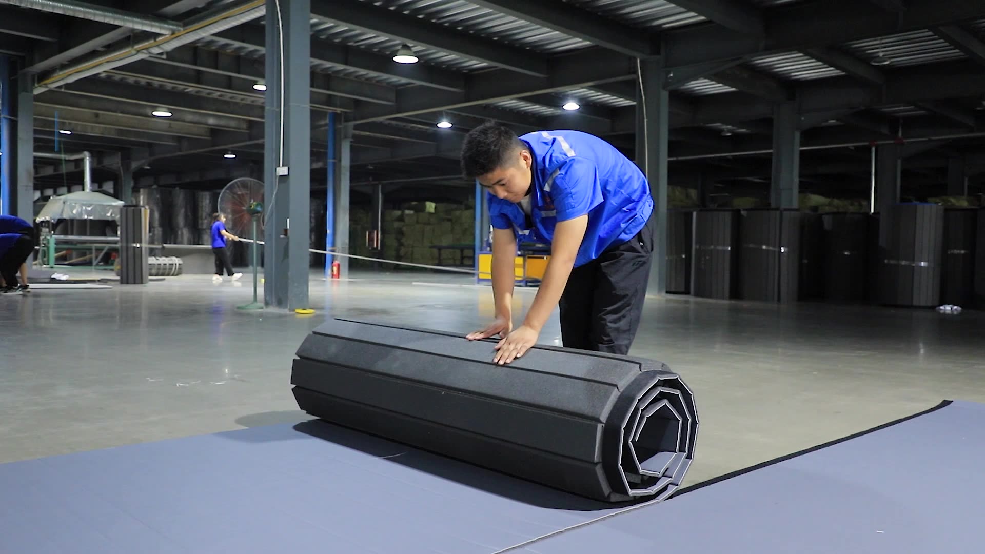 Linyiqueen Gymnastic Flooring Mat Carpet Bonded Foam Rhythmic