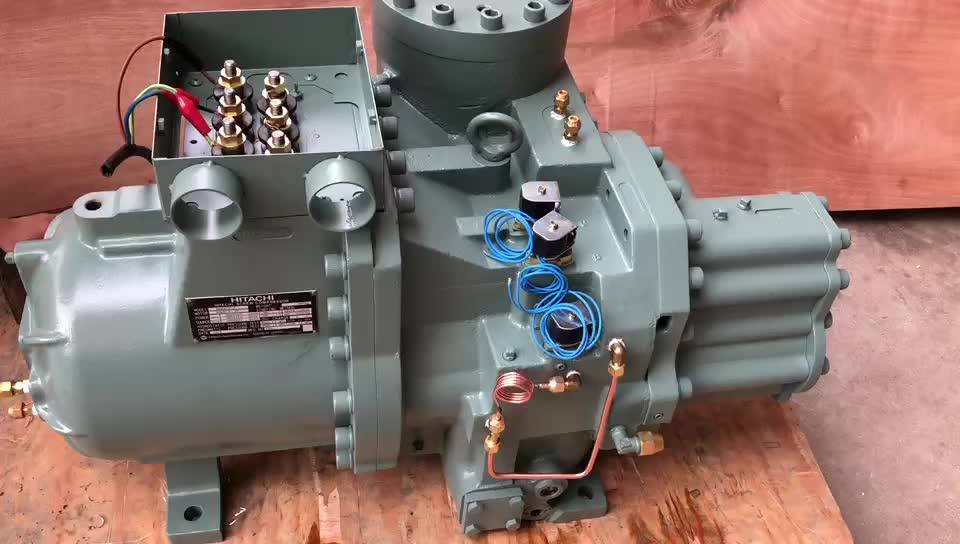 Air Cooled 45kw Hitachi Screw Compressor 60hp Hitachi 60asccz