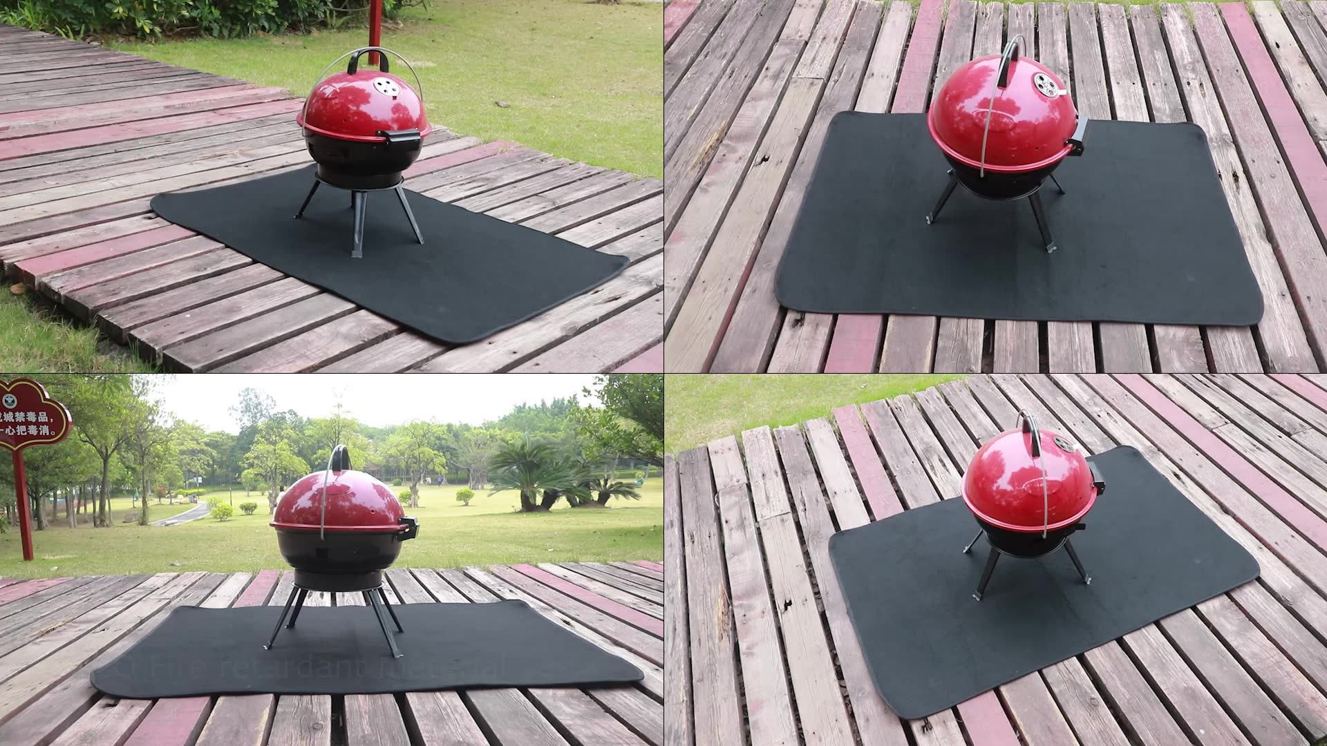 Diversitech Outdoor Gas Grill Bbq Floor Mat Absorbent,Place Under