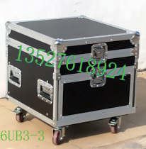 6U three-door upgraded version Air case combo box tuning bench box power amplifier cabinet sound cabinet