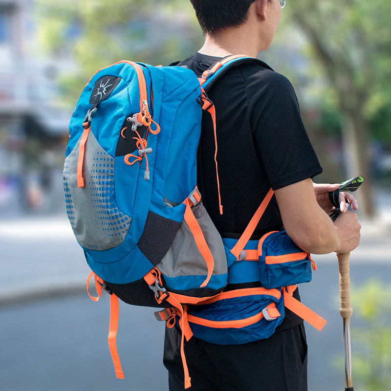 Mountaineering bag men's lightweight professional carrying system hiking backpack women's multi-functional large-capacity outdoor travel backpack