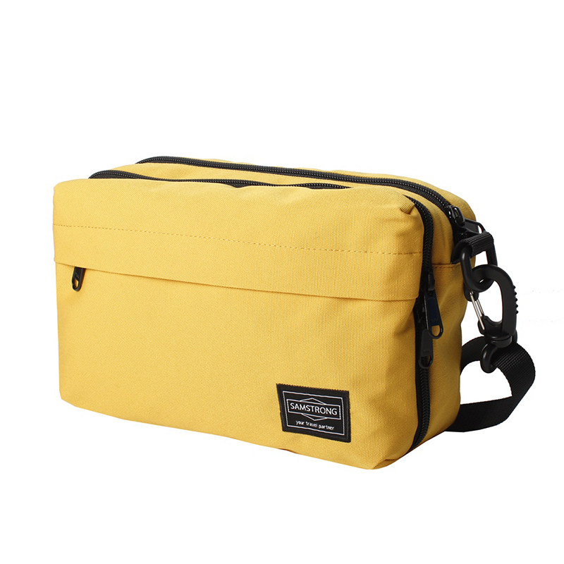 Super light small satchel women outdoor travel shoulder bag three layers small bag leisure cross-body bag pm travel bag men