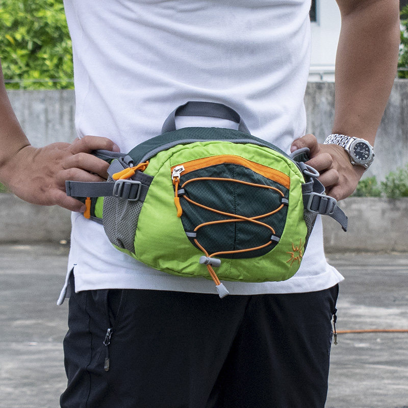 Outdoor Climbing pocket Men's multifunctional kettle Purse Strings women Multi-layer Large-capacity Diagonal Satchel Light Travel Pouch