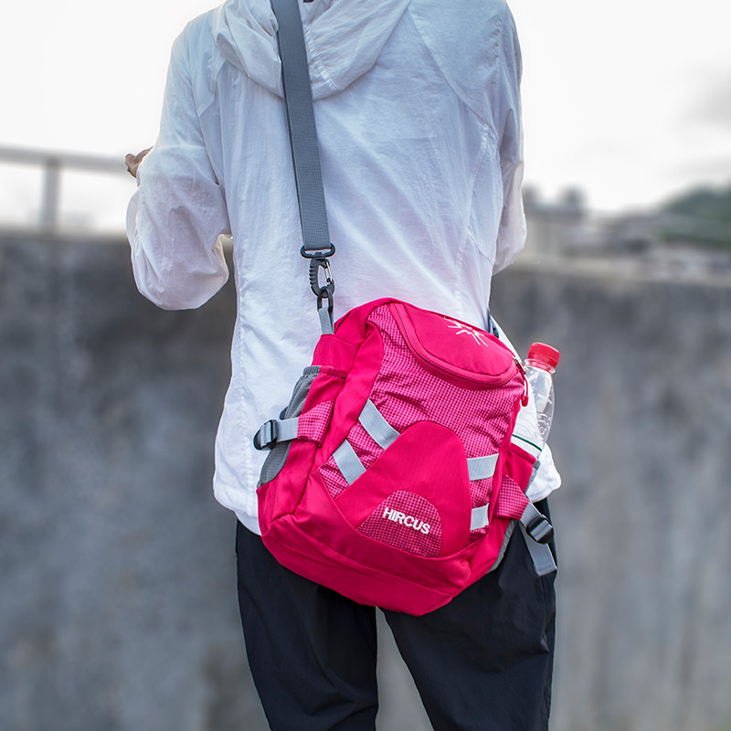 Cedar Wood Mount Super Light Small Satchel Woman Outdoor Climbing Single Shoulder Bag Travel Skew Satchel Multi-Layer Sports Small Bag