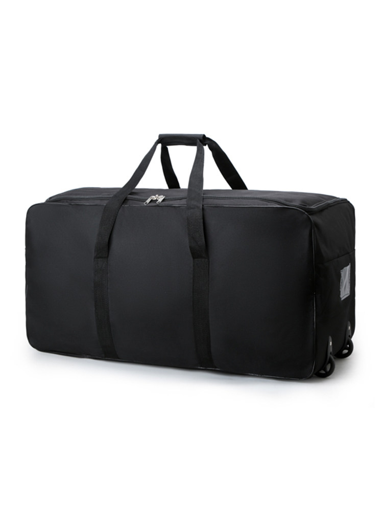 Large-Capacity Waterproof Luggage Bag, Moving Packing Storage Bag, Student Dormitory Quilt Bag with Wheels, Thickened Oxford Bag