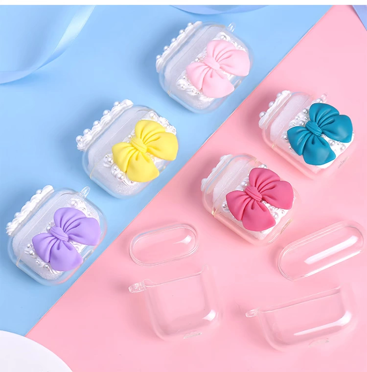 Apple airpods pro earphone cover tự làm thủ công keo silicon bluetooth không dây earphone cover phụ kiện bảo vệ - Phụ kiện MP3 / MP4