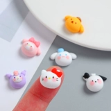 Мультяшный кремовый чехол для телефона, набор материалов ручной работы, барсетка, аксессуар для волос с аксессуарами, «сделай сам»