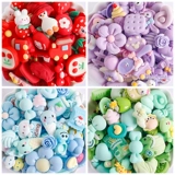 Мультяшный кремовый аксессуар ручной работы, чехол для телефона, заколка для волос, шпильки для волос, аксессуары, «сделай сам»