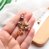 Медный крутящийся чехол для телефона, набор материалов, серебряная барсетка с аксессуарами, «сделай сам»