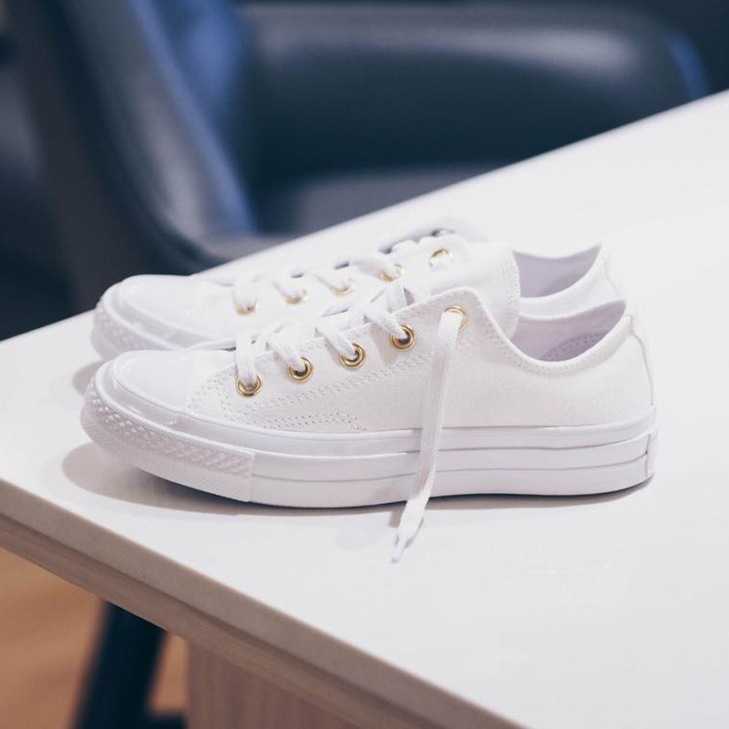 CONVERSE Converse 1970S Wu He Rainbow Men and Women Canvas Casual 160525C Pure White giày thể thao nam biti's