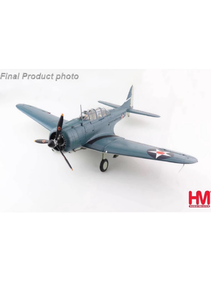Hm Collector 1/32 Ha0213 Sbd-2 Bomber Pearl Harbor War Finished Alloy Static Model