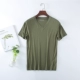 Военный зеленый v -v -neck