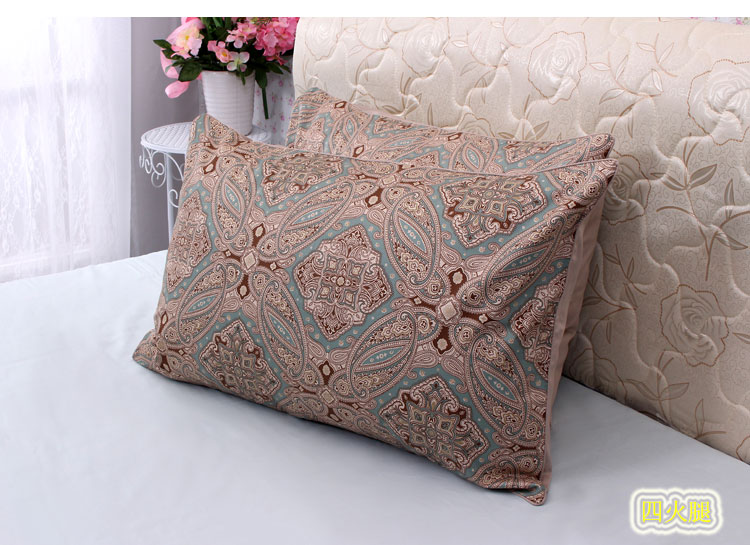 Vỏ gối bằng vải cotton 60 Ai Cập dài bằng vải cotton satin gối đơn Giá đơn corless Tùy chỉnh gối trúc