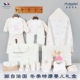 Hộp đựng quần áo sơ sinh cho bé Bộ đồ cotton cho bé trai và phụ nữ 0-3 tháng 6 mùa xuân hè.