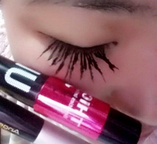 Тушь для ресниц 正品skr沙琪丽蚕丝嫁接睫毛膏双管套装浓密防水持久不晕染2支389 Sakinre