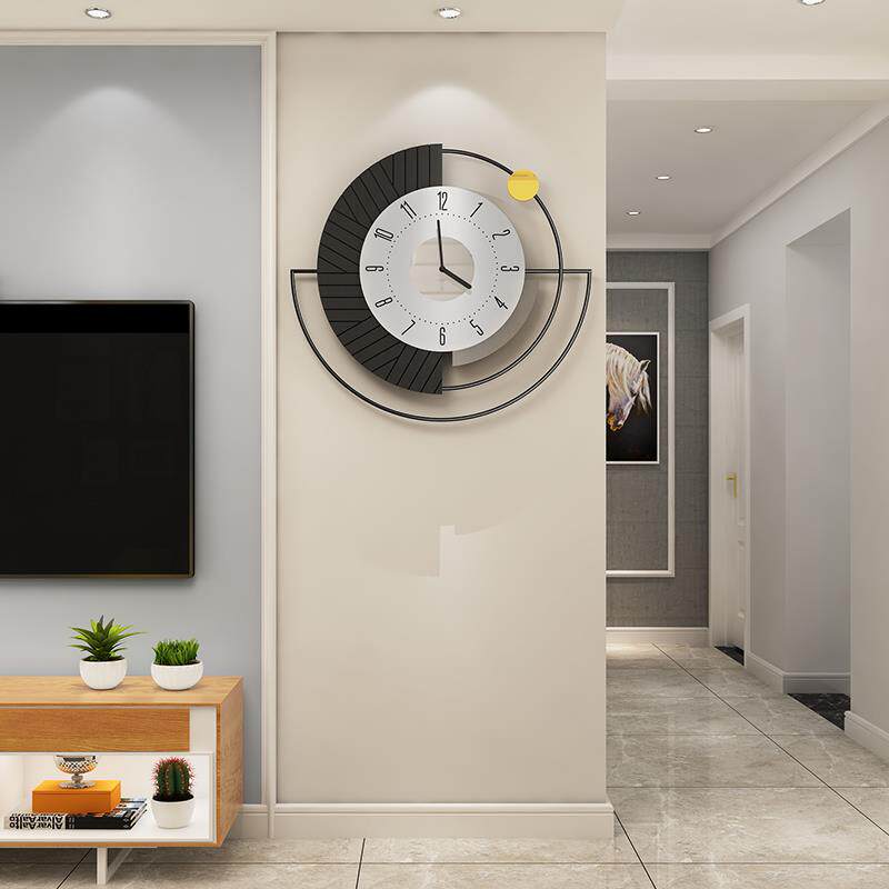 Simple modern quartz clock living room wall clock home fashion atmosphere creative clock wall decoration clock table hanging