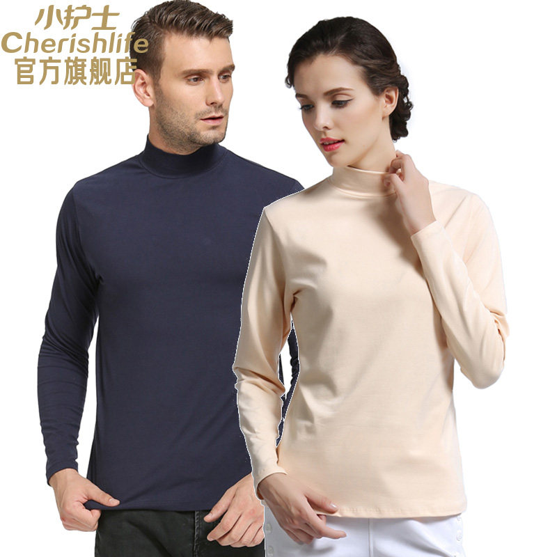Small Nurse Lingerie Men Cotton High Collar Autummy Lady Single Piece Elderly Cotton Sweatshirt Thin WARM JACKET