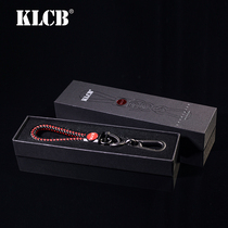KLCB harsh car keychain pendant high-grade woven rope car lock personality creative anti-lost lanyard buckle