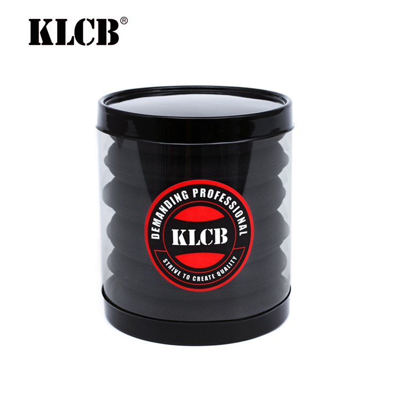 KLCB caustic waxing sponge artifact car with round pressed edge wash car wax maintenance handmade solid wax 6 packs