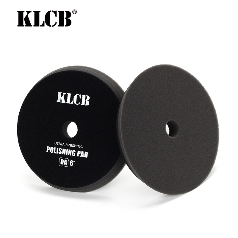 KLCB caustic polishing sponge 6-inch DA machine fine-throwing mirror restoration disk car paint scratch repair polishing wheel