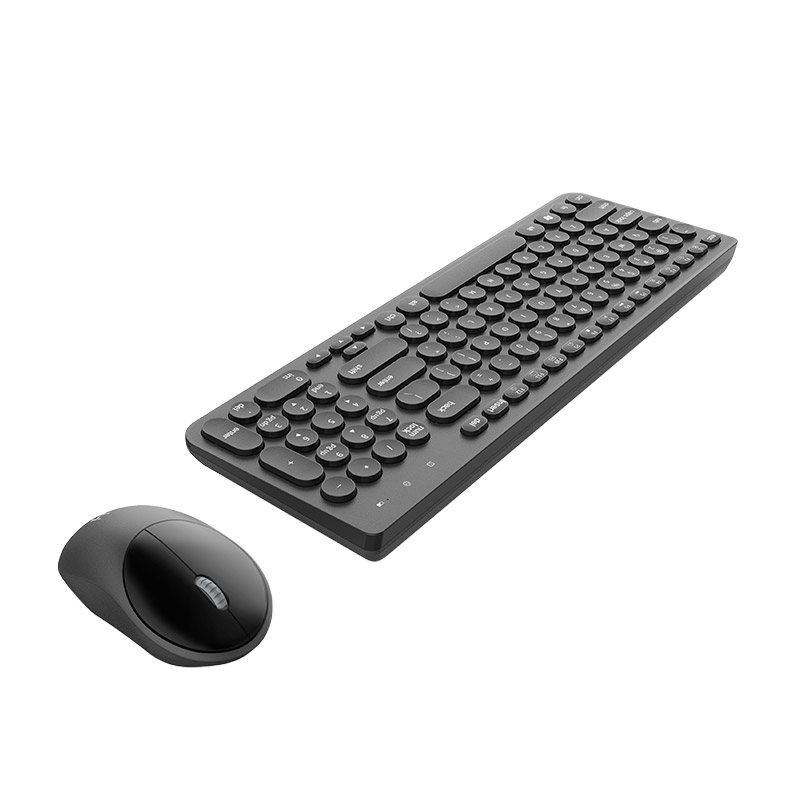 McBen Wireless Keyboard Mouse set girl heart laptop silent office mouse keyboard ultra-thin female