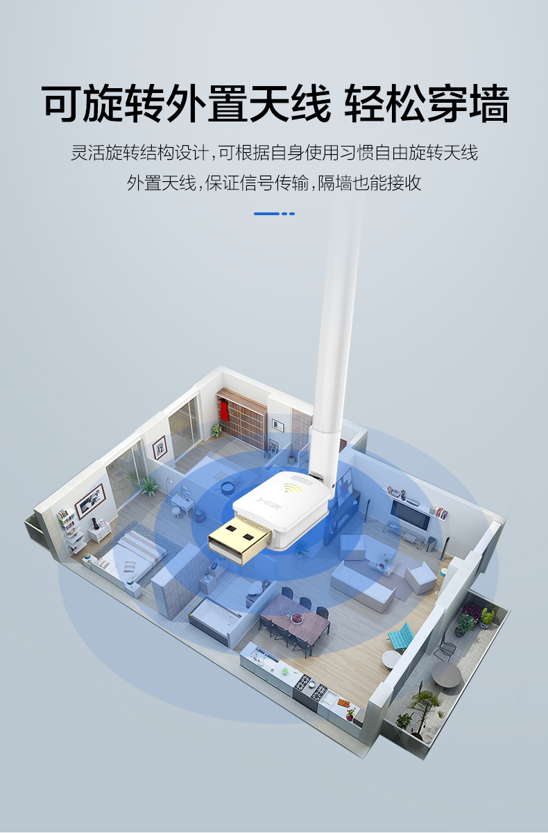 Lúa mì tím không dây card mạng máy tính để bàn máy tính xách tay văn phòng nhà mạng USB nhận wifi ổ đĩa miễn phí - Phụ kiện máy tính xách tay túi đựng laptop nhỏ gọn
