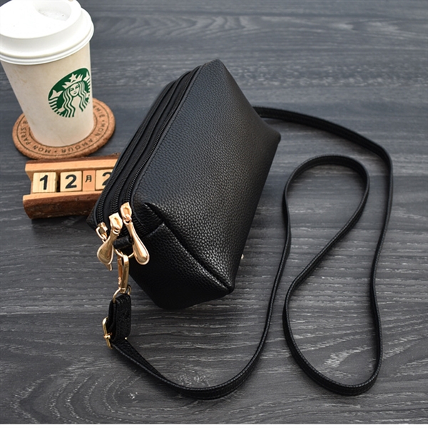 Túi xách nữ 2019 mới ba túi điện thoại túi xách Túi Messenger phiên bản Hàn Quốc của tay màu rắn thời trang đổi túi nhỏ - Túi điện thoại túi đeo chéo lv