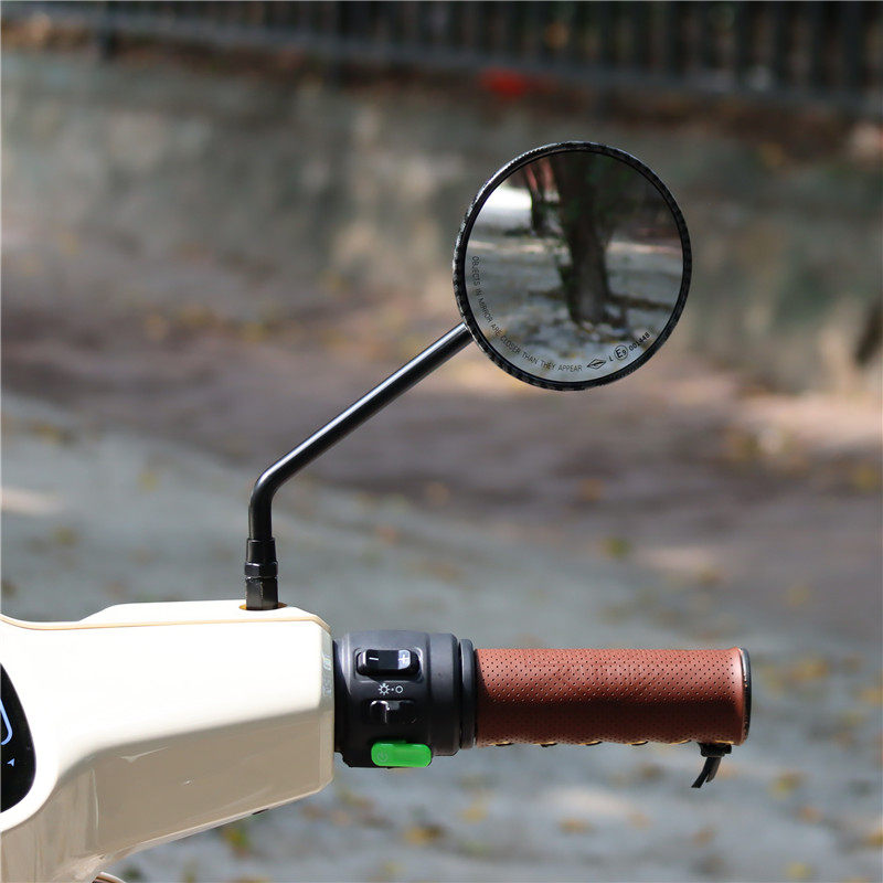 Suitable for Honda ns125la motorcycle modified rearview mirror calf yadiemma retro round reflector