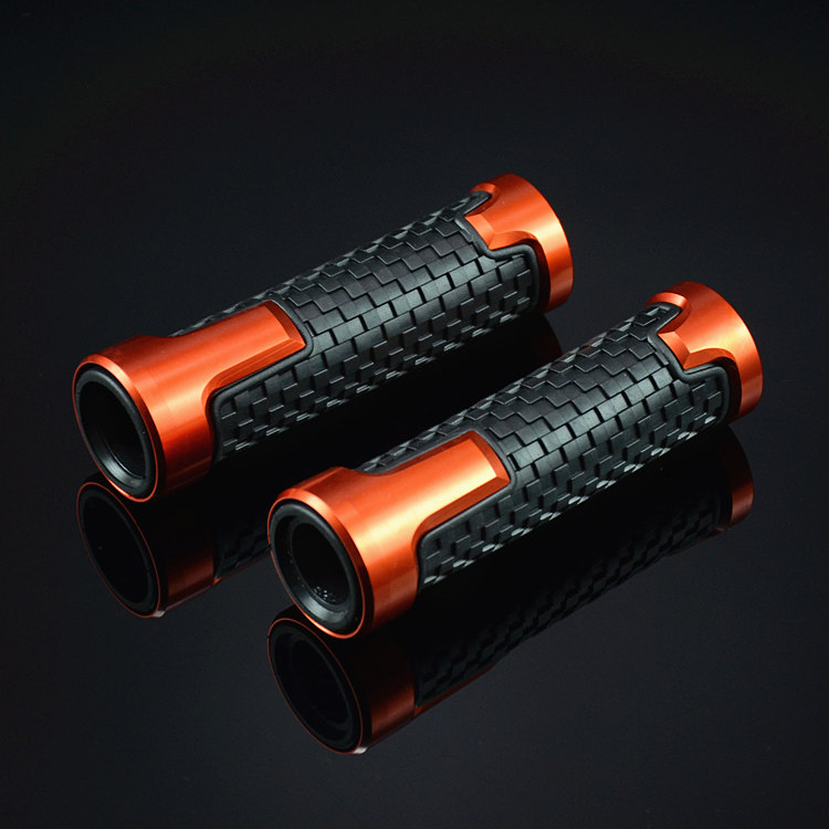 Motorcycle moped modified handle cover scooter aluminum alloy handle horizon modified handle rubber grip cover