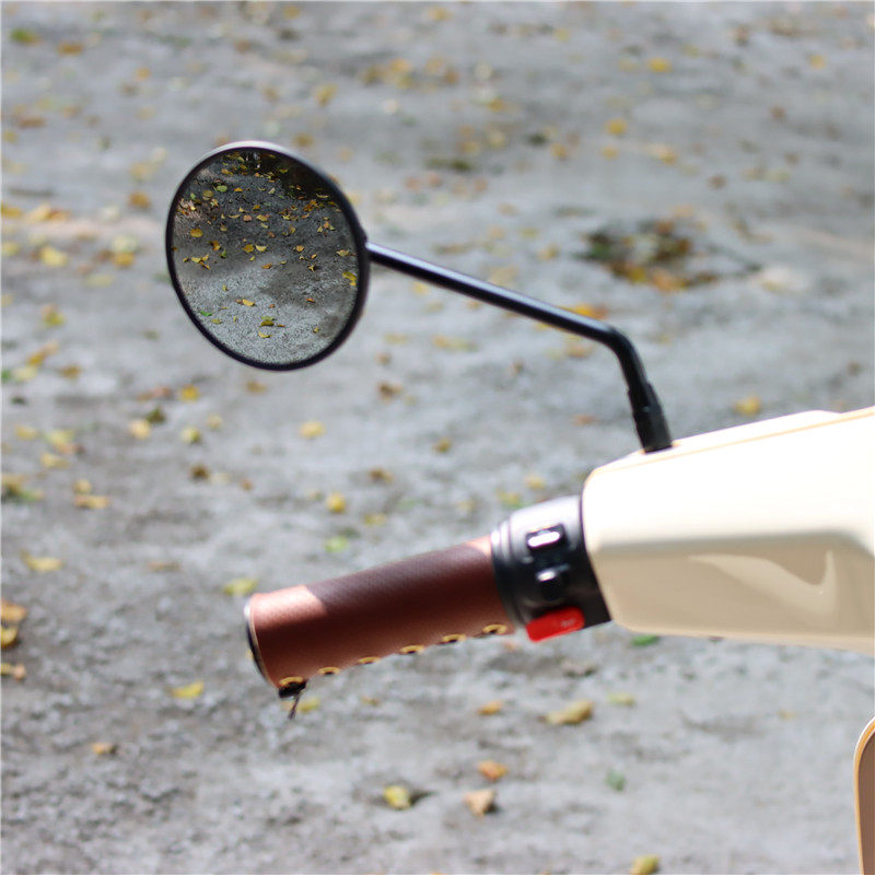 Suitable for Honda ns125la motorcycle modified rearview mirror calf yadiemma retro round reflector