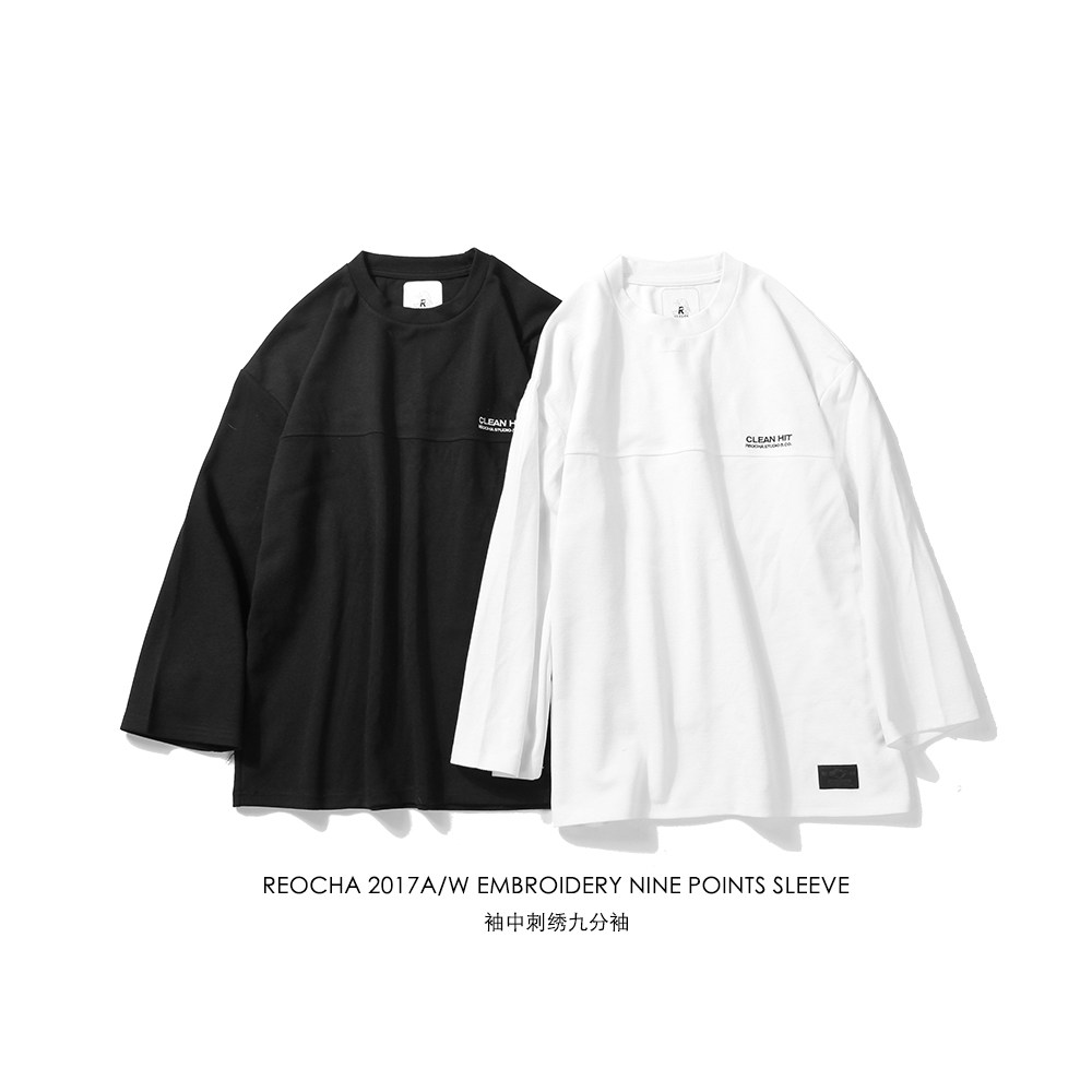 REOCHA 2017A/W 双袖高密度主题刺绣九分袖