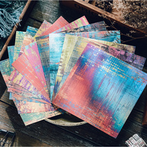 Judys new handmade single-sided printing pure original hand account background material paper 160G 12 sets 21043