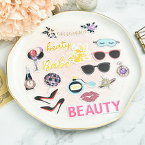 Judy hand bronzing material hand account sticker LADAY pre-cut sticker die cut