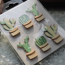 Judy handmade scrapbook diy projects handmade album accessories sticky wood pieces